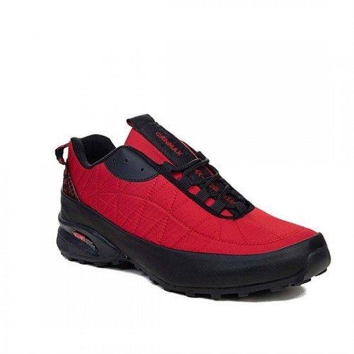 Carrano Siyah&Kırmızı +6.5 Cm Boy Uzatan Trekking Ayakkabı